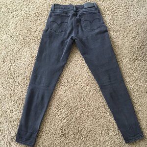 Levi's 710 black super skinny jeans